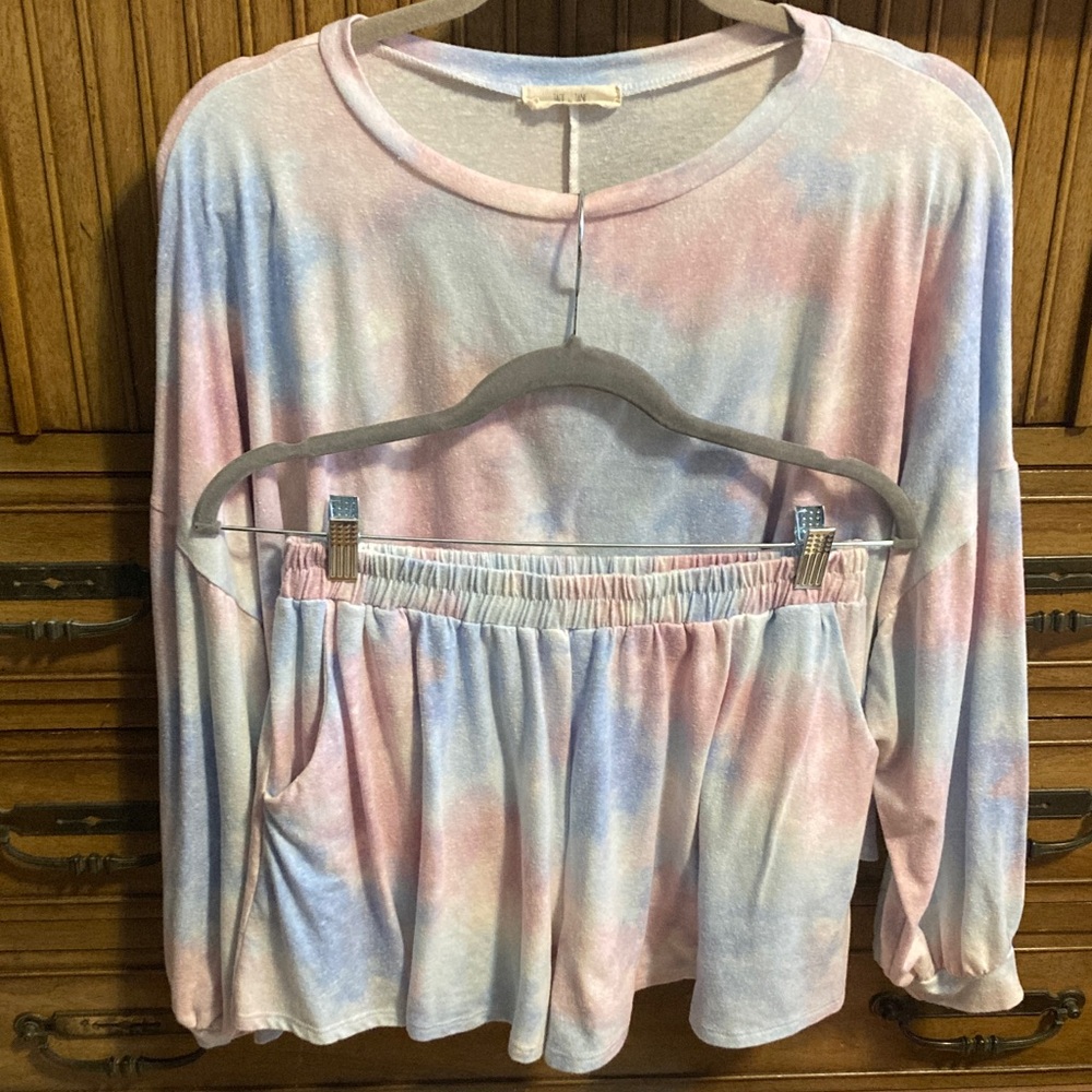 Cotton Candy Tie-Dye Lounge Set